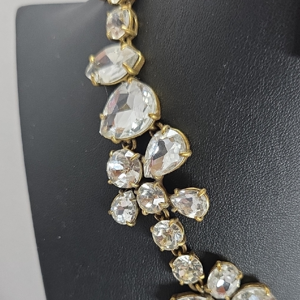 J. Crew Gold Crystal Necklace - Picture 3 of 11